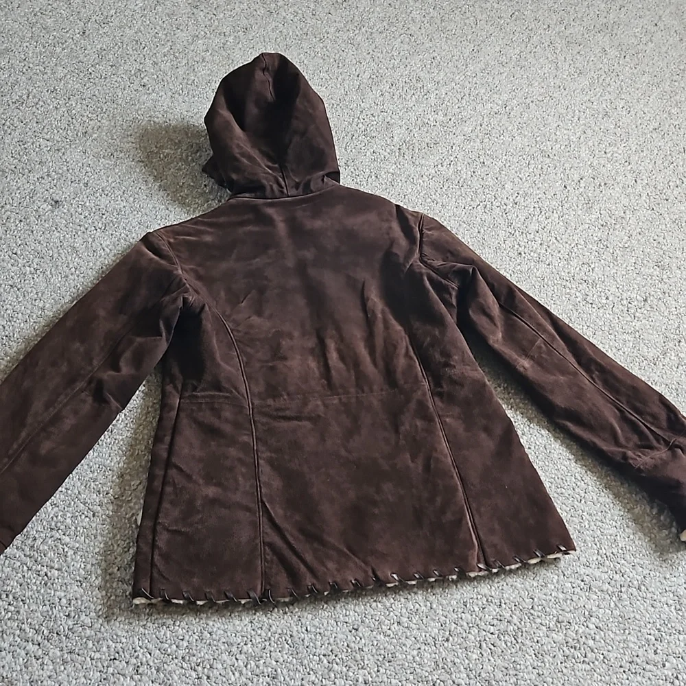 Wilsons Leather Genuine Leather Fur Lined Jacket. - Picture 6 of 12